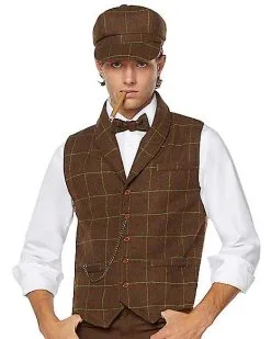Spirit Halloween Dapper Gentleman '20s Costume Kit 8 Spirit Halloween Dapper Gentleman '20s Costume Kit -Halloween Clothing Theme Store 01469444 c