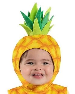 Spirit Halloween Baby Pineapple One Piece Costume -Halloween Clothing Theme Store 01469600 c