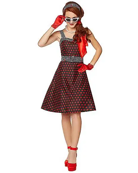 Spirit Halloween Adult Female 1950s Costume 3 Spirit Halloween Adult Female 1950s Costume