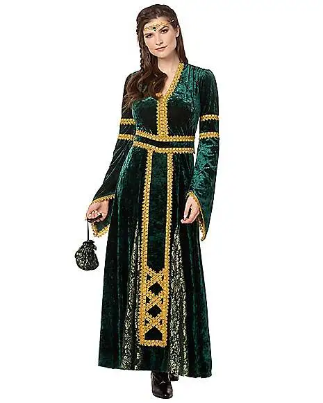 Spirit Halloween Adult Emerald Medieval Costume 3 Spirit Halloween Adult Emerald Medieval Costume