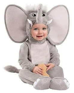 Spirit Halloween Baby Faux Fur Lil’ Elephant Costume