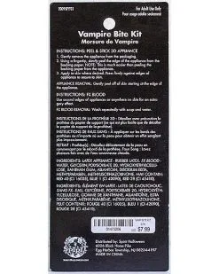 Spirit Halloween Vampire Bite Appliance Kit 5 Spirit Halloween Vampire Bite Appliance Kit -Halloween Clothing Theme Store 01473206 b