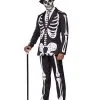 Spirit Halloween Adult Skeleton Suit -Halloween Clothing Theme Store 01473677 a