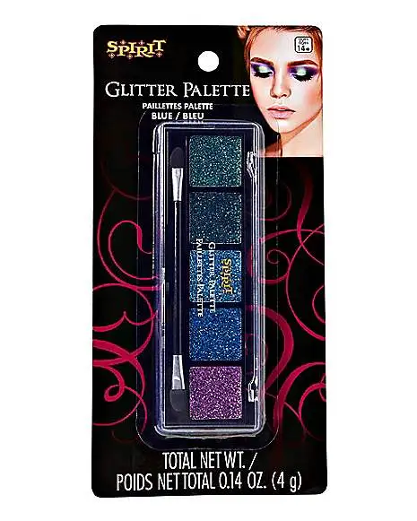 Spirit Halloween Cool Tones Glitter Makeup Palette 5 Spirit Halloween Cool Tones Glitter Makeup Palette - Image 3