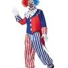 Spirit Halloween Adult Patriotic Clown Costume -Halloween Clothing Theme Store 01474337 a