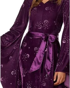 Spirit Halloween Adult Velvet Celestial Robe -Halloween Clothing Theme Store 01475532 c