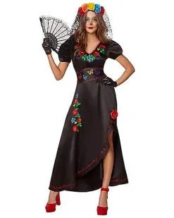 Spirit Halloween Adult Day Of The Dead Beauty Costume