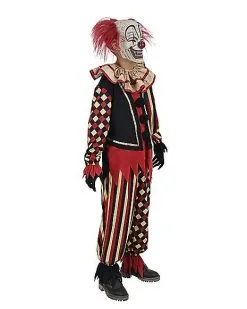 Spirit Halloween Kids Cursed Clown Costume -Halloween Clothing Theme Store 01478288 c