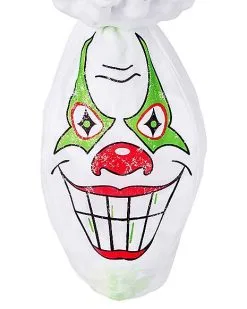 Spirit Halloween Neon Clown Loot And Scoop Treat Bag -Halloween Clothing Theme Store 01478585 c