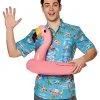 Spirit Halloween Inflatable Flamingo Float -Halloween Clothing Theme Store 01484914 a