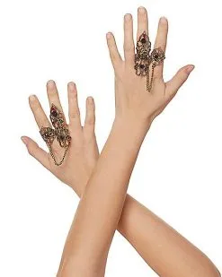 Spirit Halloween Pirate Finger Armor Rings