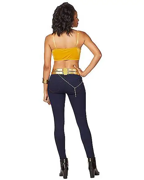 Spirit Halloween Adult Black Canary Costume - Birds Of Prey 4 Spirit Halloween Adult Black Canary Costume - Birds Of Prey - Image 2