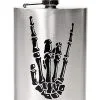Spirit Halloween Skeleton Punk Flask -Halloween Clothing Theme Store 01485903 a