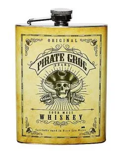 Spirit Halloween Pirate Flask - 8 Oz.