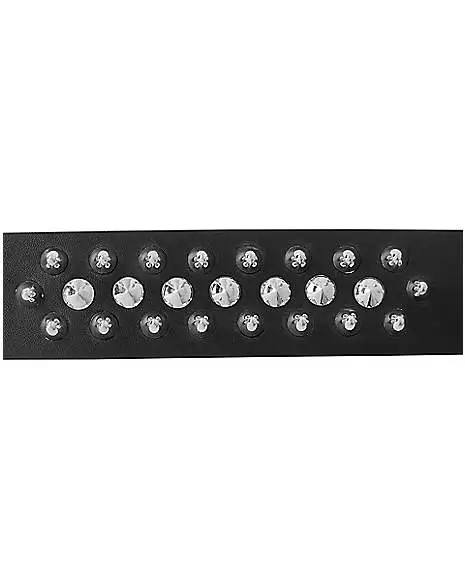 Spirit Halloween Punk Spiked Cuff Bracelet 4 Spirit Halloween Punk Spiked Cuff Bracelet - Image 2