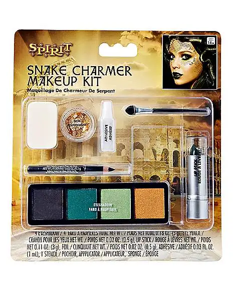Spirit Halloween Snake Charmer Makeup Kit 3 Spirit Halloween Snake Charmer Makeup Kit