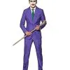 Spirit Halloween Adult The Joker Plus Size Suit - Batman -Halloween Clothing Theme Store 01487388 a