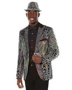 Spirit Halloween Adult '20s Multicolored Jacket