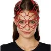 Spirit Halloween Geometric Devil Mask -Halloween Clothing Theme Store 01489566 a