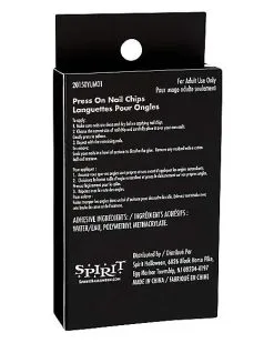 Spirit Halloween Leopard Print Press On Nails -Halloween Clothing Theme Store 01492263 d