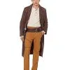 Spirit Halloween Adult Brown Trench Coat -Halloween Clothing Theme Store 01492552 a