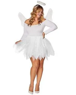 Spirit Halloween Angel Costume Kit -Halloween Clothing Theme Store 01493717 a