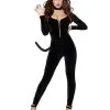 Spirit Halloween Adult Fierce Feline Catsuit Costume 2 Spirit Halloween Adult Fierce Feline Catsuit Costume -Halloween Clothing Theme Store 01493873 a