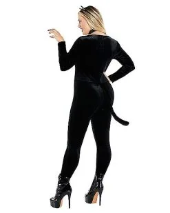 Spirit Halloween Adult Fierce Feline Catsuit Costume 9 Spirit Halloween Adult Fierce Feline Catsuit Costume -Halloween Clothing Theme Store 01493873 d