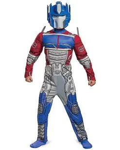 Spirit Halloween Kids Muscle Optimus Prime Costume - Transformers