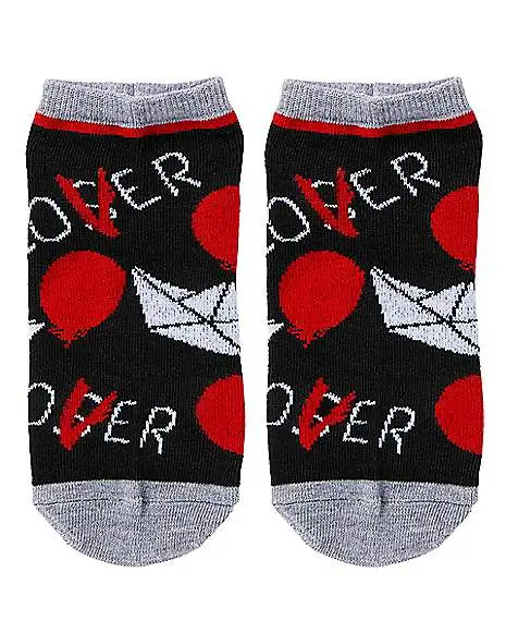 Spirit Halloween It Ankle Socks - 5 Pair 4 Spirit Halloween It Ankle Socks - 5 Pair - Image 2