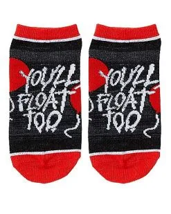 Spirit Halloween It Ankle Socks - 5 Pair 10 Spirit Halloween It Ankle Socks - 5 Pair -Halloween Clothing Theme Store 01494608 c