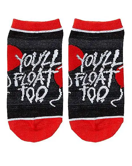 Spirit Halloween It Ankle Socks - 5 Pair 5 Spirit Halloween It Ankle Socks - 5 Pair - Image 3