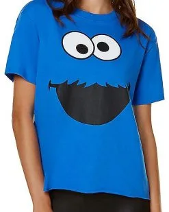 Spirit Halloween Adult Cookie Monster T Shirt - Sesame Street -Halloween Clothing Theme Store 01496322 c