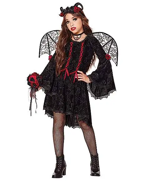 Spirit Halloween Kids Gothic Devil Costume 3 Spirit Halloween Kids Gothic Devil Costume