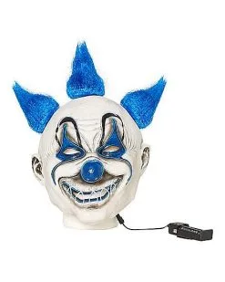 Spirit Halloween Light-Up Krazy Clown Full Mask -Halloween Clothing Theme Store 01498344 d
