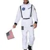 Spirit Halloween Adult White NASA Jumpsuit -Halloween Clothing Theme Store 01498633 a