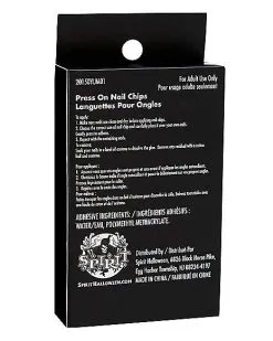 Spirit Halloween Angel Press On Nails -Halloween Clothing Theme Store 01498872 d