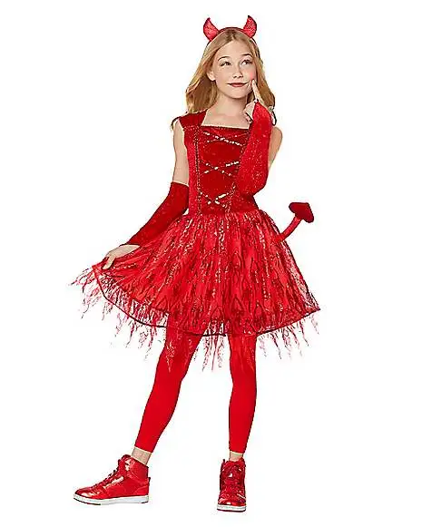 Spirit Halloween Kids Fiery Devil Costume 3 Spirit Halloween Kids Fiery Devil Costume