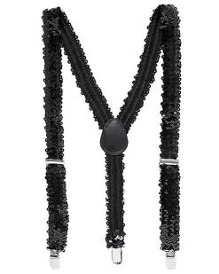Spirit Halloween Sequin Suspenders -Halloween Clothing Theme Store 01502970 a
