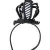 Spirit Halloween Black And White Mini Queen Crown Headband -Halloween Clothing Theme Store 01503283 a