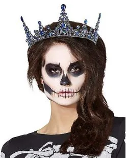 Spirit Halloween Skeleton Royalty Crown -Halloween Clothing Theme Store 01504349 c