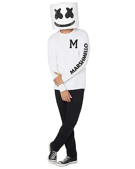 Spirit Halloween Adult Marshmello Costume 5 Spirit Halloween Adult Marshmello Costume - Image 3