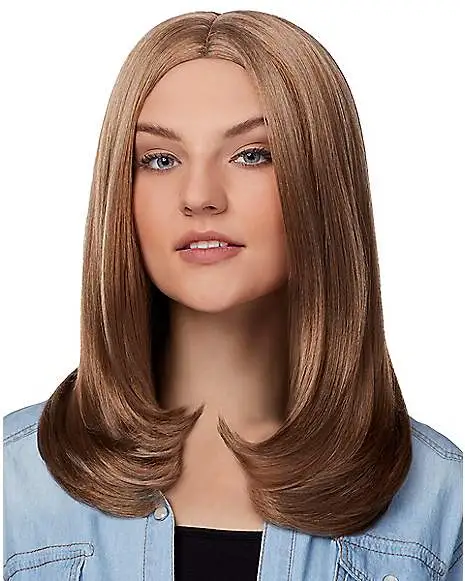 Spirit Halloween '90s Light Brown Flip Wig 3 Spirit Halloween '90s Light Brown Flip Wig