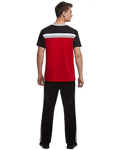 Spirit Halloween Adult Male Cheerleader Costume 4 Spirit Halloween Adult Male Cheerleader Costume - Image 2