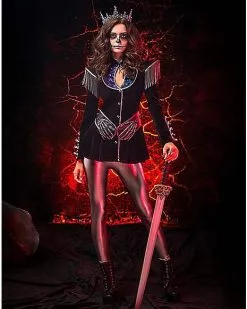 Spirit Halloween Women's Skeleton Royalty Jacket