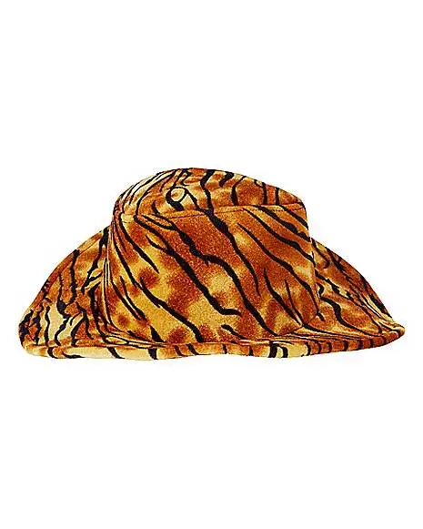 Spirit Halloween Tiger Print Hat 4 Spirit Halloween Tiger Print Hat - Image 2