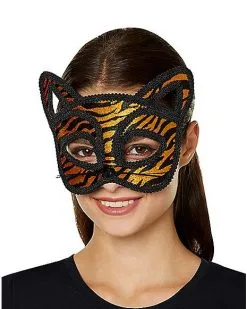 Spirit Halloween Tiger Eye Mask -Halloween Clothing Theme Store 01507839 e