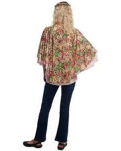 Spirit Halloween Adult Flower Child Costume Kit -Halloween Clothing Theme Store 01508365 c