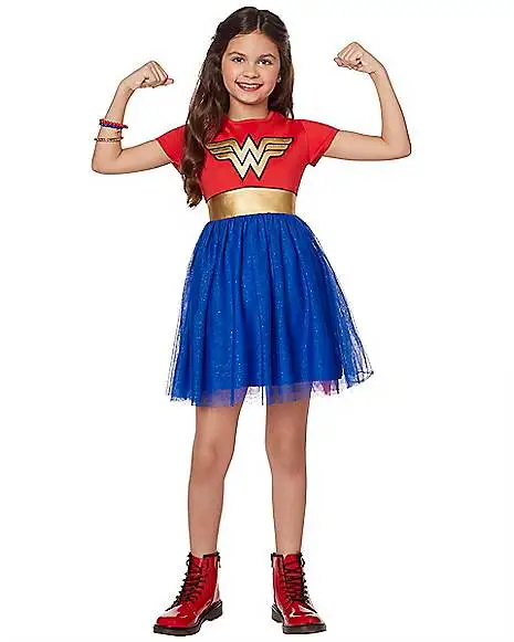 Spirit Halloween Kids Wonder Woman Dress 3 Spirit Halloween Kids Wonder Woman Dress