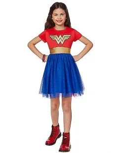 Spirit Halloween Kids Wonder Woman Dress 7 Spirit Halloween Kids Wonder Woman Dress -Halloween Clothing Theme Store 01509157 c